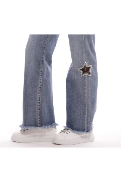 Jeans con detalle de estrellas