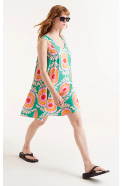 Vestido corto estampado Curitiba