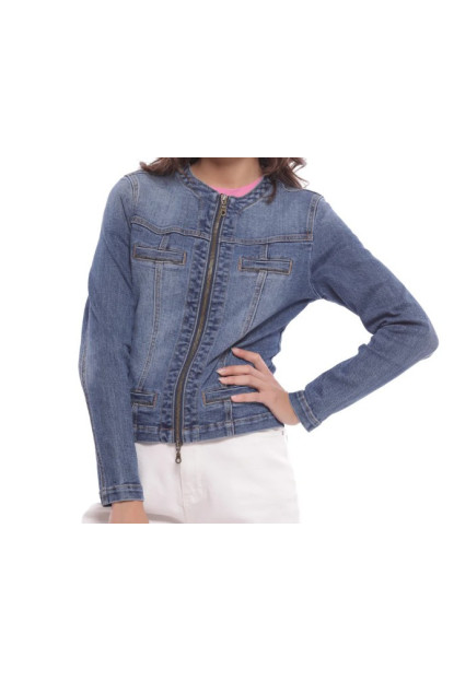 Chaqueta vaquera cremallera