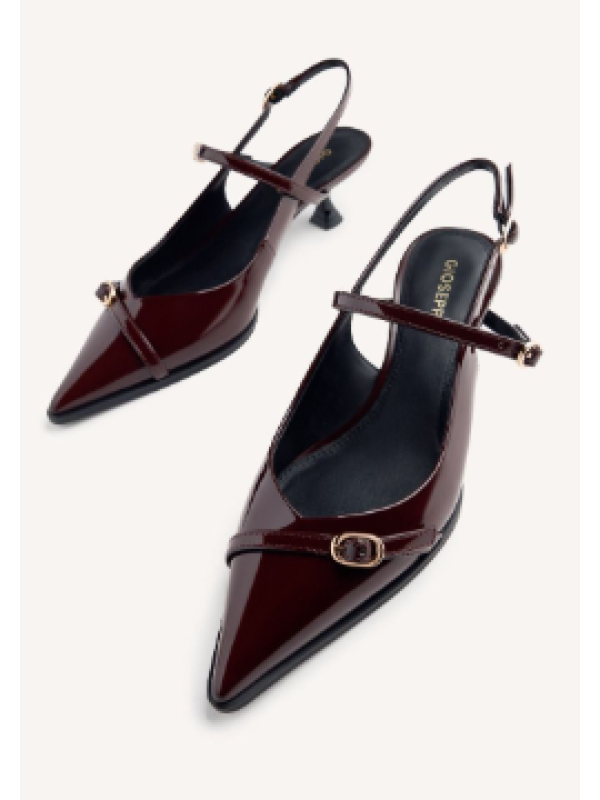 ZAPATOS TACÓN DESTALONADOS EFECTO CHAROL SABIN