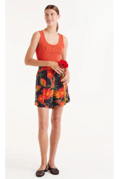Shorts estampado floral Famara