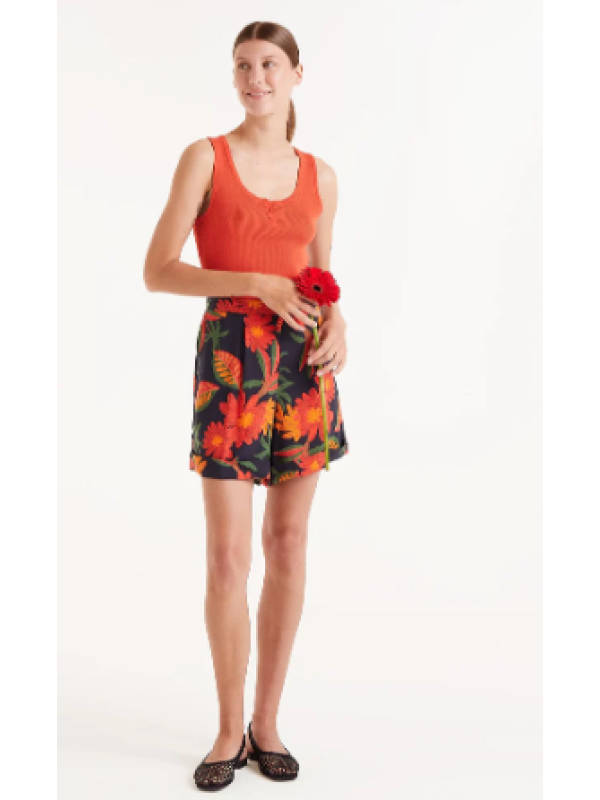 Shorts estampado floral Famara