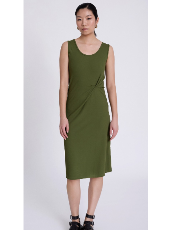 Vestido de tirantes y frunce