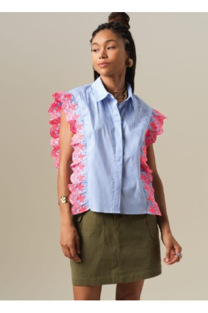 Camisa Kaessy rayas azules