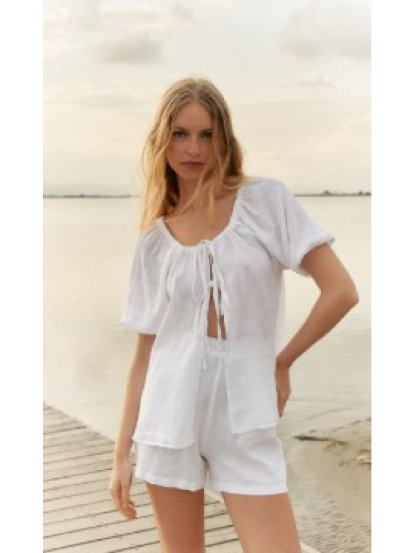 Blusa Unimak blanco