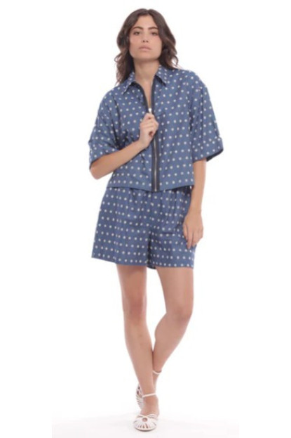 Pantalón corto de Chambray