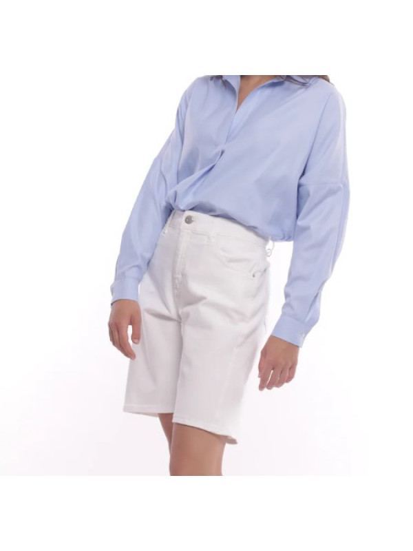Bermudas denim blanco