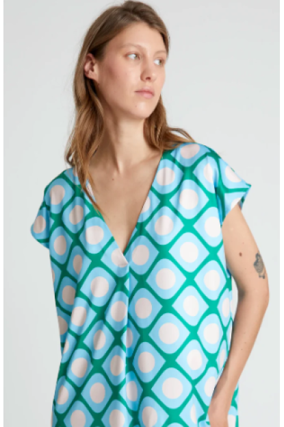 Kaftan largo estampado Poniente