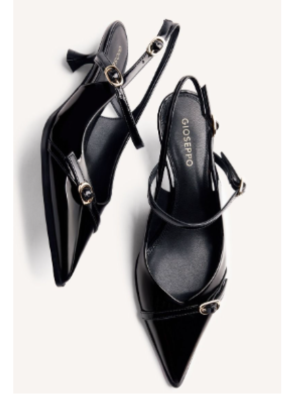ZAPATOS TACÓN DESTALONADOS EFECTO CHAROL SABIN