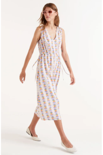 ECOVERO™ con estampado Marina