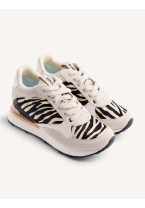 ZAPATILLAS PIEL ESTAMPADO ANIMAL CUÑA BARODA