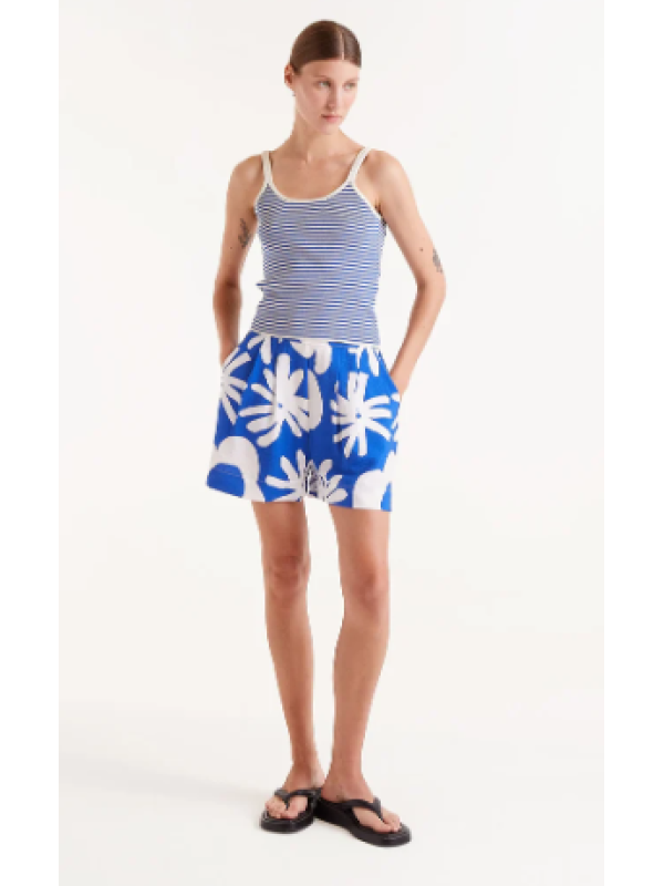 Shorts estampado floral Bluet Blue