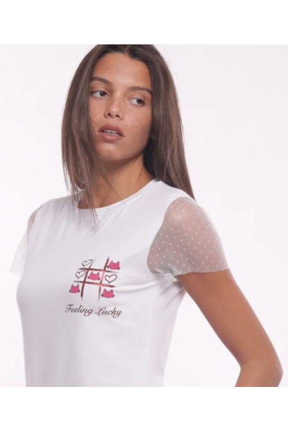 Camiseta  "Sentirse con suerte"
