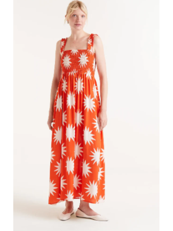 Vestido largo estampado Big Sun