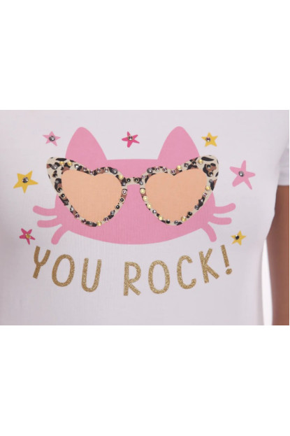 Camiseta "Eres Genial" blanco