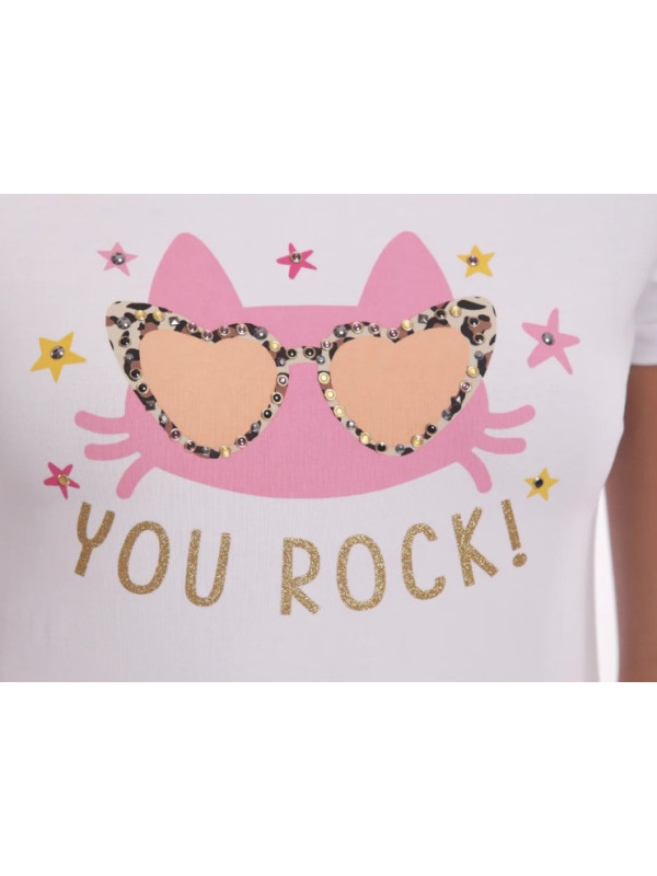 Camiseta "Eres Genial" blanco