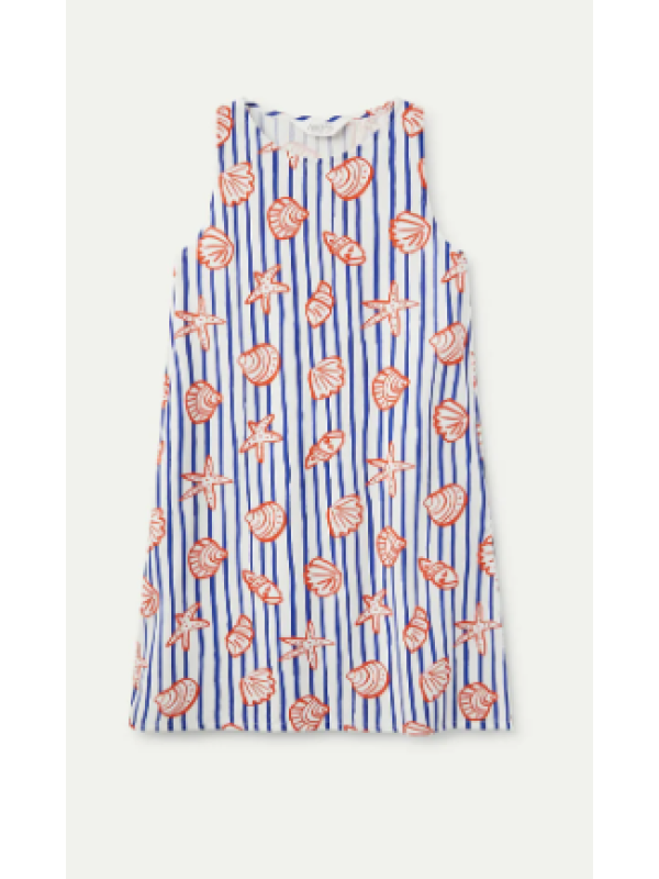 Vestido corto estampado de rayas Nemo