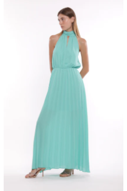 Vestido verde agua 