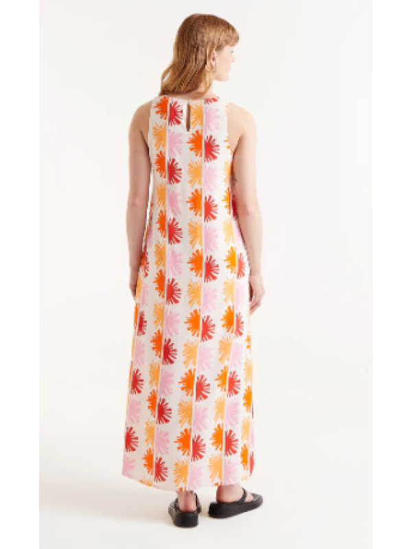Vestido largo estampado Solei