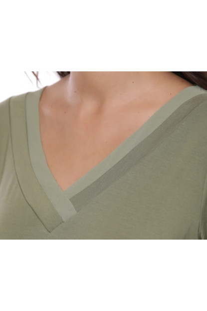 Camiseta detalles de Georgette