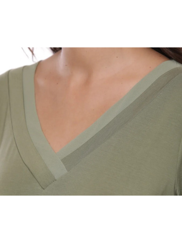 Camiseta detalles de Georgette