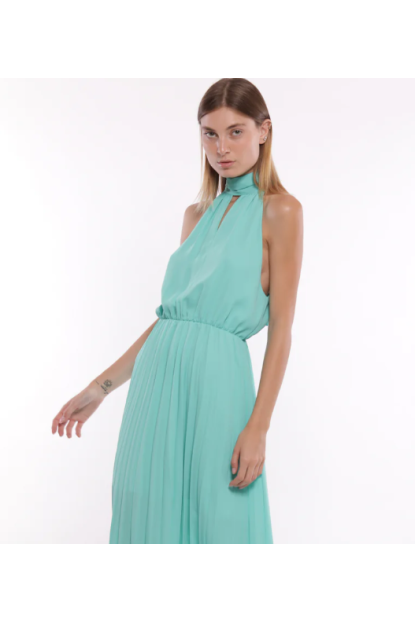 Vestido verde agua 