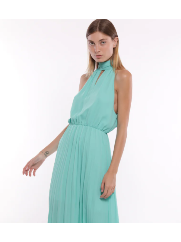 Vestido verde agua 