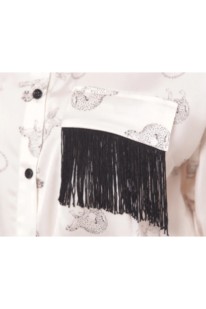 Camisa estampado leopardo