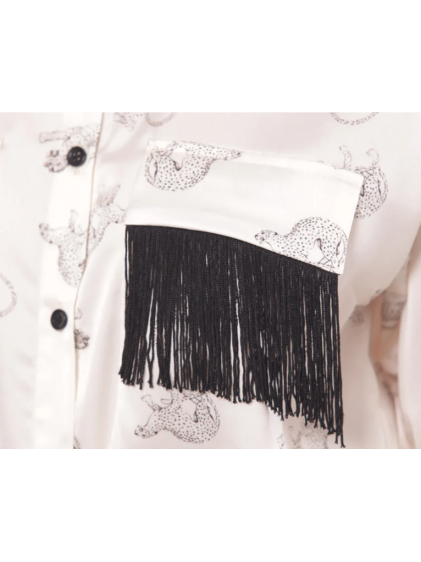 Camisa estampado leopardo