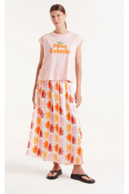 Camiseta print Piña Colada