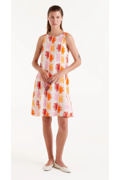 Vestido corto estampado Solei