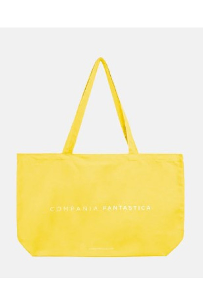 Bolsa tote Compañía Fantástica Amarillo