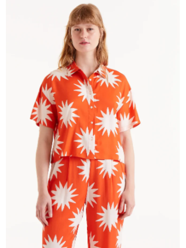 Camisa manga corta estampado Big Sun