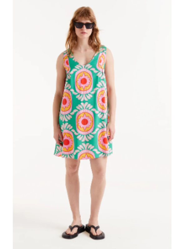 Vestido corto estampado Curitiba