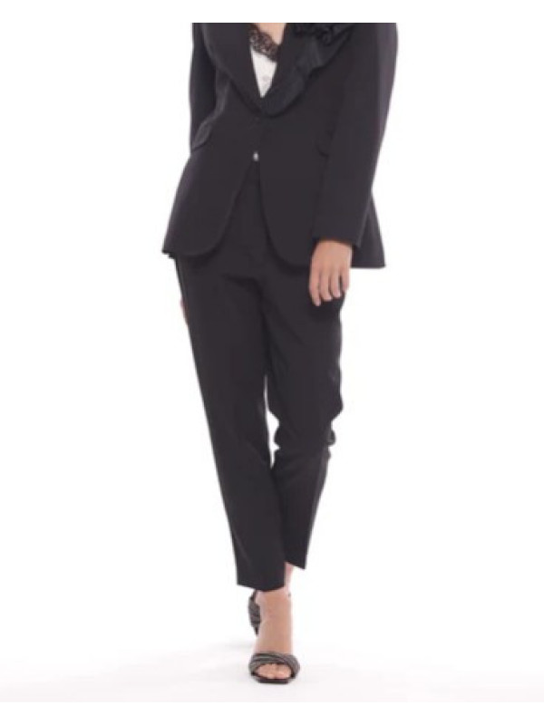 Pantalón cigarrillo negro
