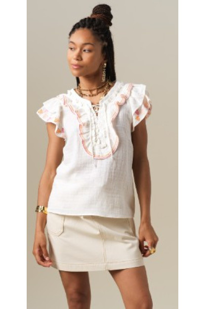 Blusa Dalyna crudo