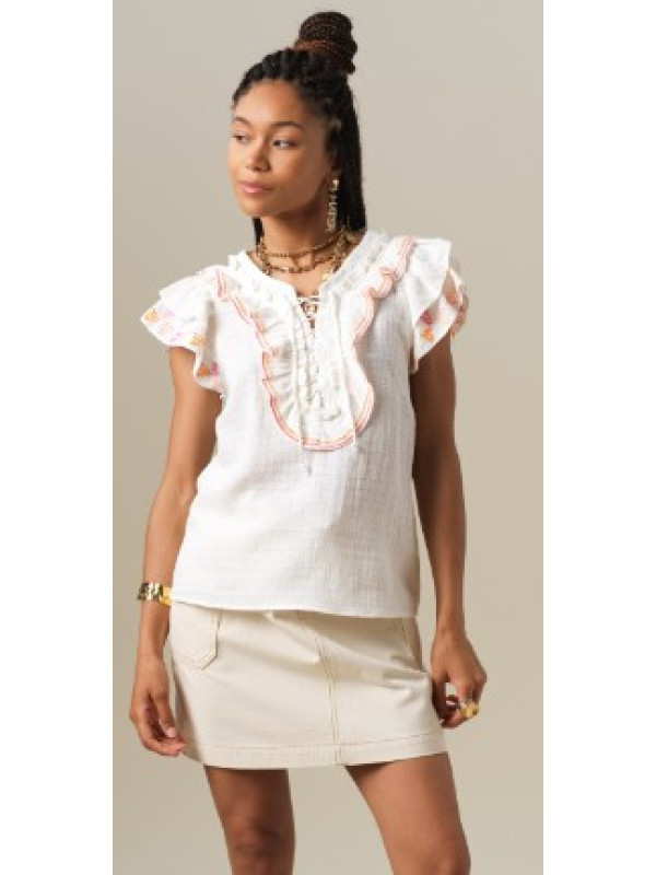 Blusa Dalyna crudo