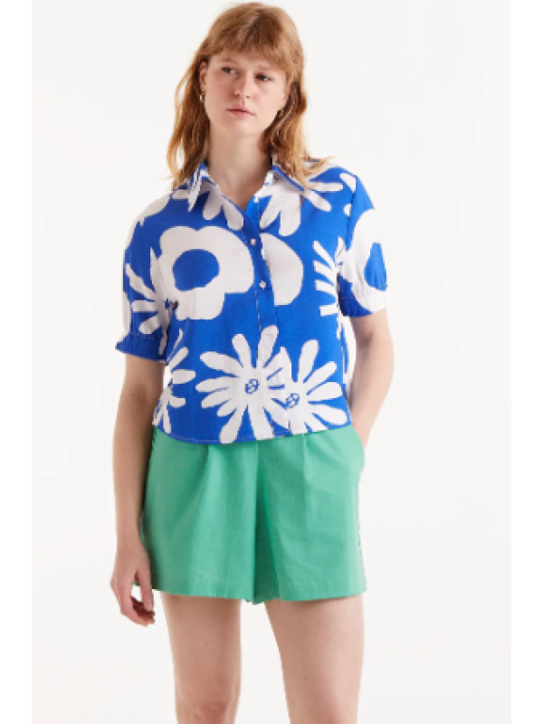 Camisa estampado floral Bluet Blue