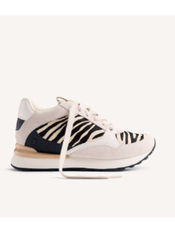 ZAPATILLAS PIEL ESTAMPADO ANIMAL CUÑA BARODA