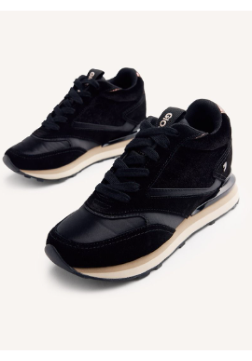 ZAPATILLAS SATINADAS PIEL CUÑA LANDFALL