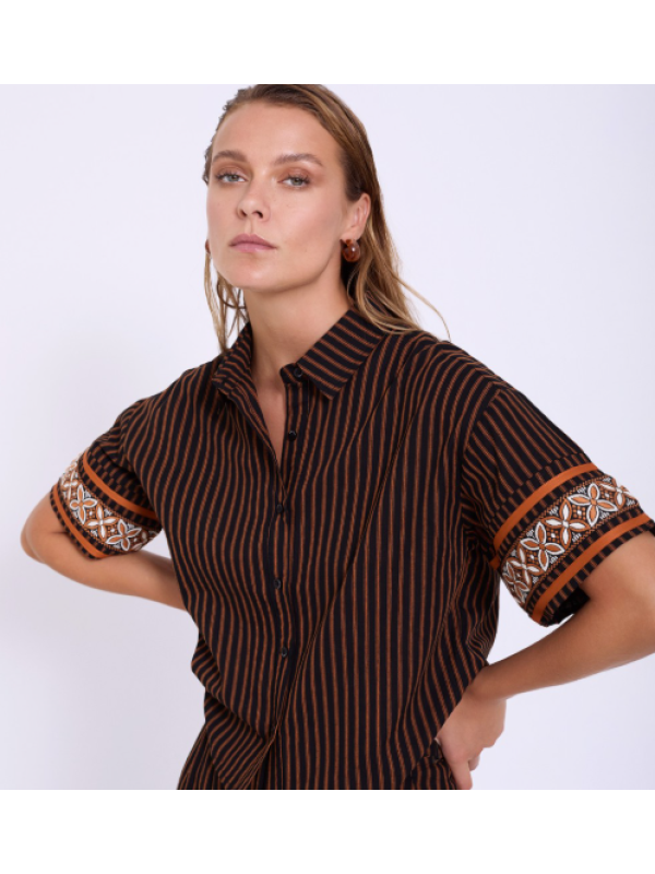 Camisa rayas y fornitura