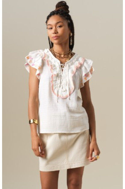 Blusa Dalyna crudo
