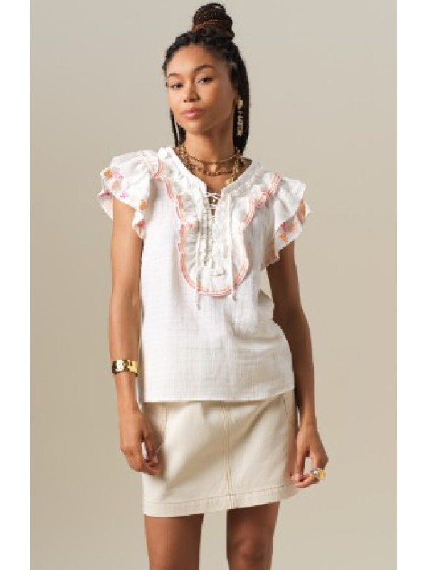 Blusa Dalyna crudo