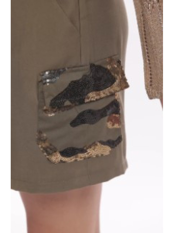 Pantalón cargo corto